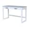 International Concepts Carson Solid Wood Desk with 2 Drawers - Chalk/White OF128-71 - alternate 1